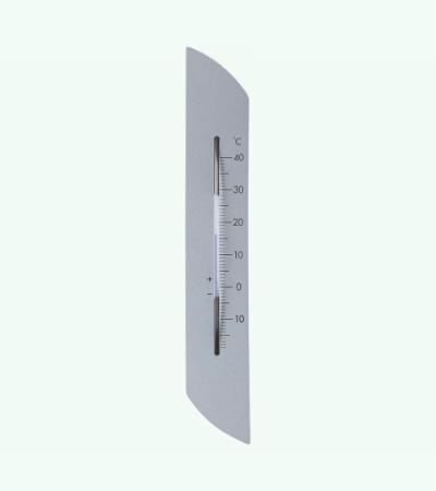 Buitenthermometer metaal Radius grijs gelakt 29.5 cm