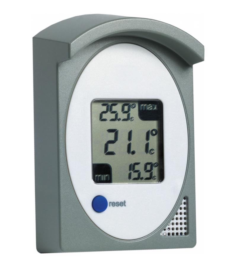 Digitale buitenthermometer met afdakje 11.5 cm