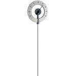 Buitenthermometer aluminium Lollipop antraciet 95 cm