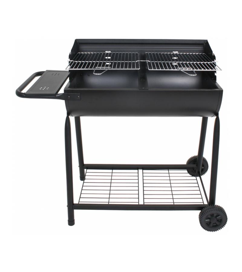Barbecue drummodel open