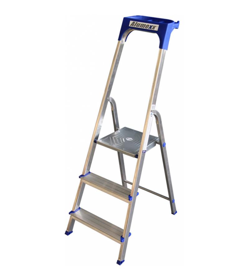 Huishoudtrap aluminium 3-treden