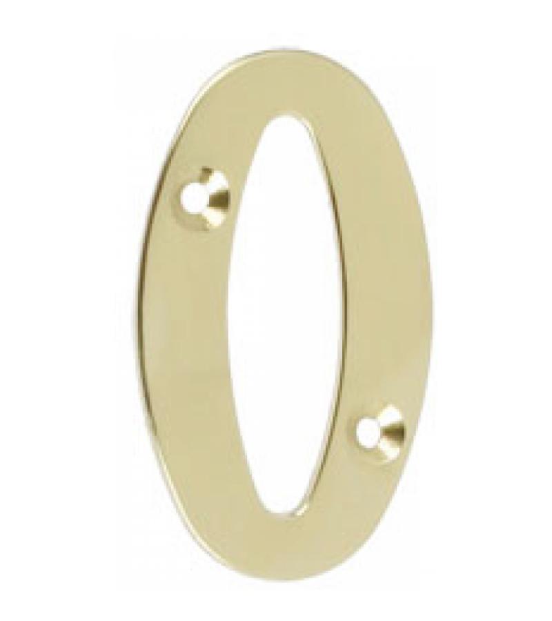 Huisnummers messing klein