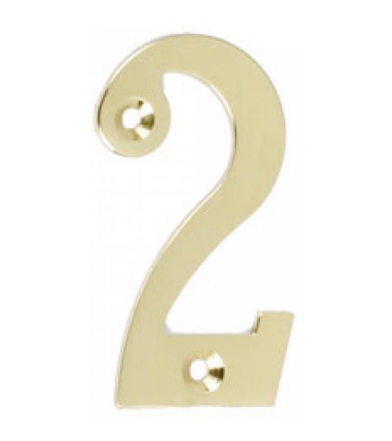 Huisnummers messing klein