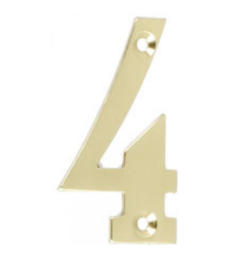 Huisnummers messing klein