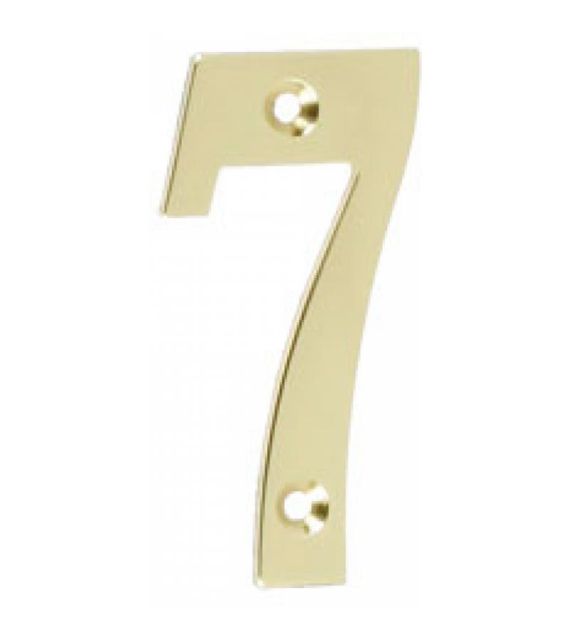 Huisnummers messing klein