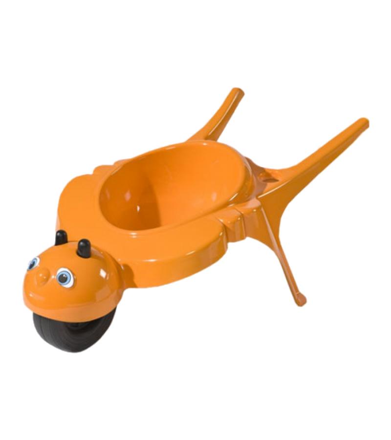 Kinderkruiwagen rolling bee oranje