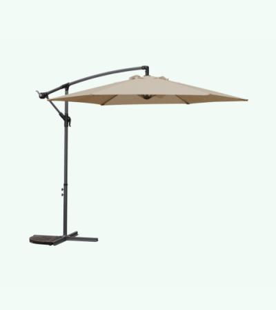 Zweefparasol Ibiza taupe 300 cm