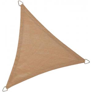 Schaduwdoek driehoek 3.6 meter zand