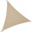 Schaduwdoek driehoek 5 meter gebroken wit