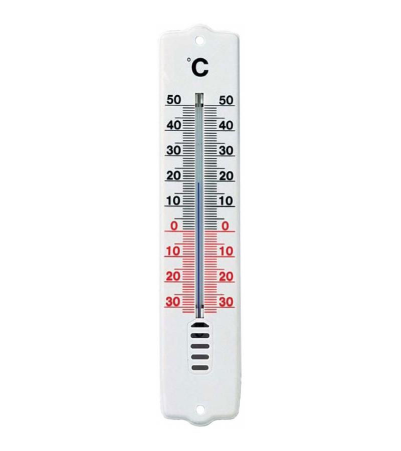 Thermometer kunststof wit