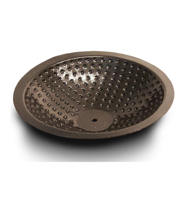 Vogelbad tinkleurig metaal