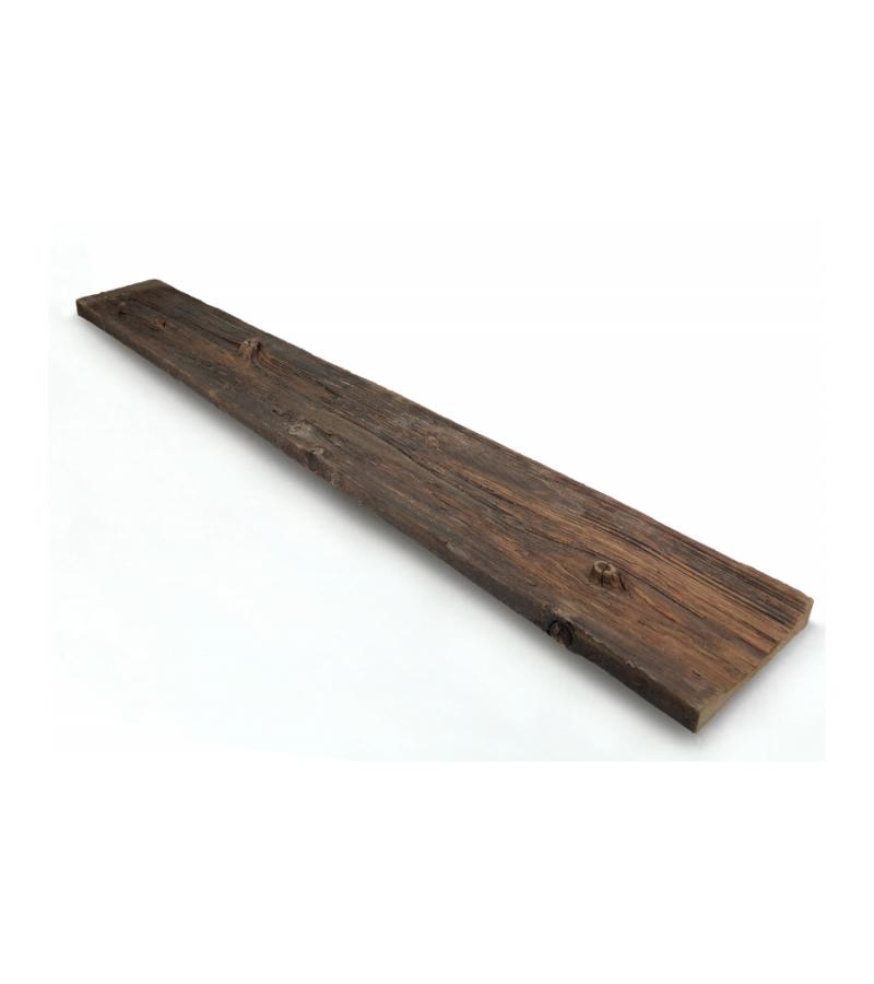 Boomstam wandplank hout 100 x 16 cm