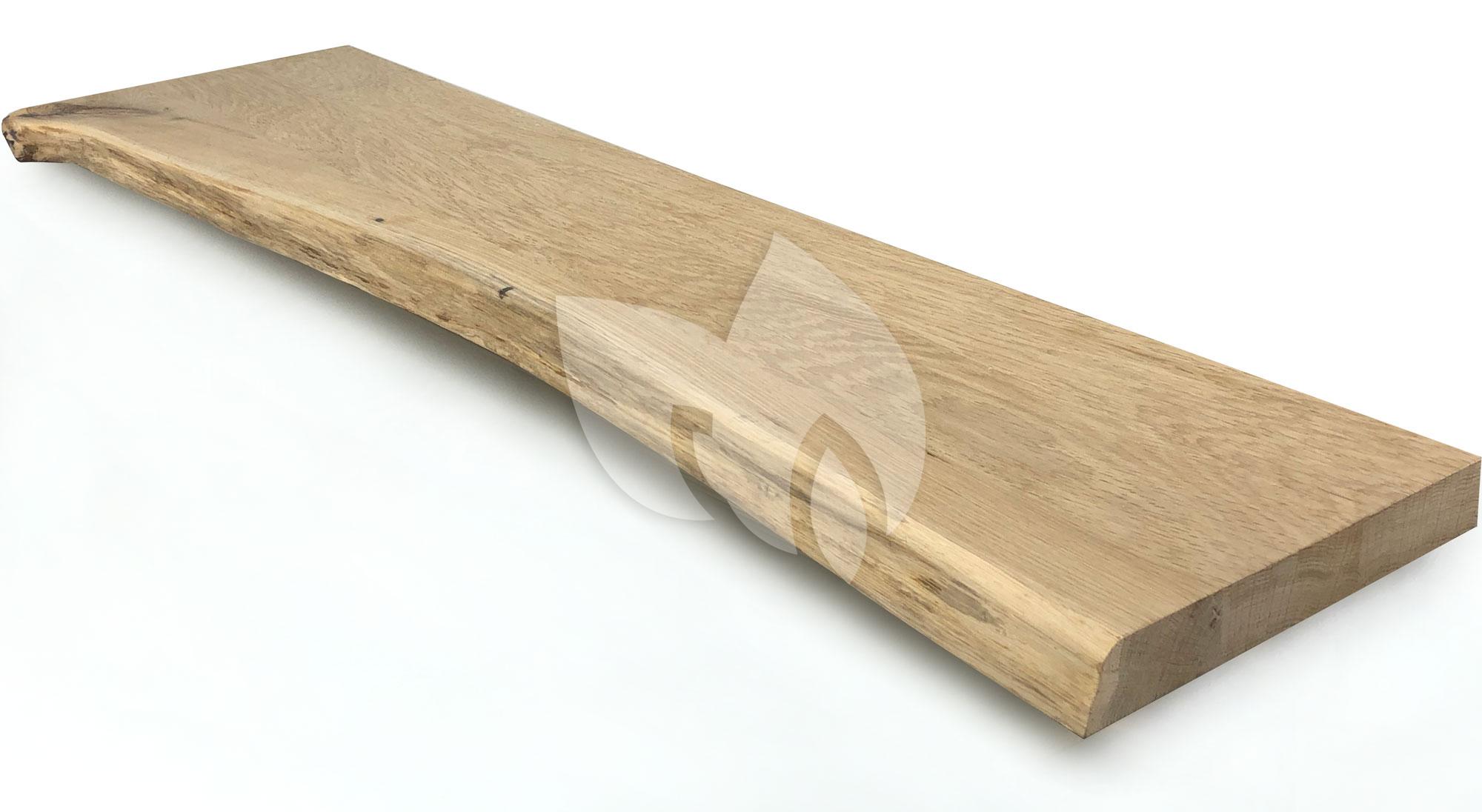 ONWAAR De databank demonstratie Wood Brothers Eiken plank massief boomstam 80 x 30 cm | Tuinexpress.nl