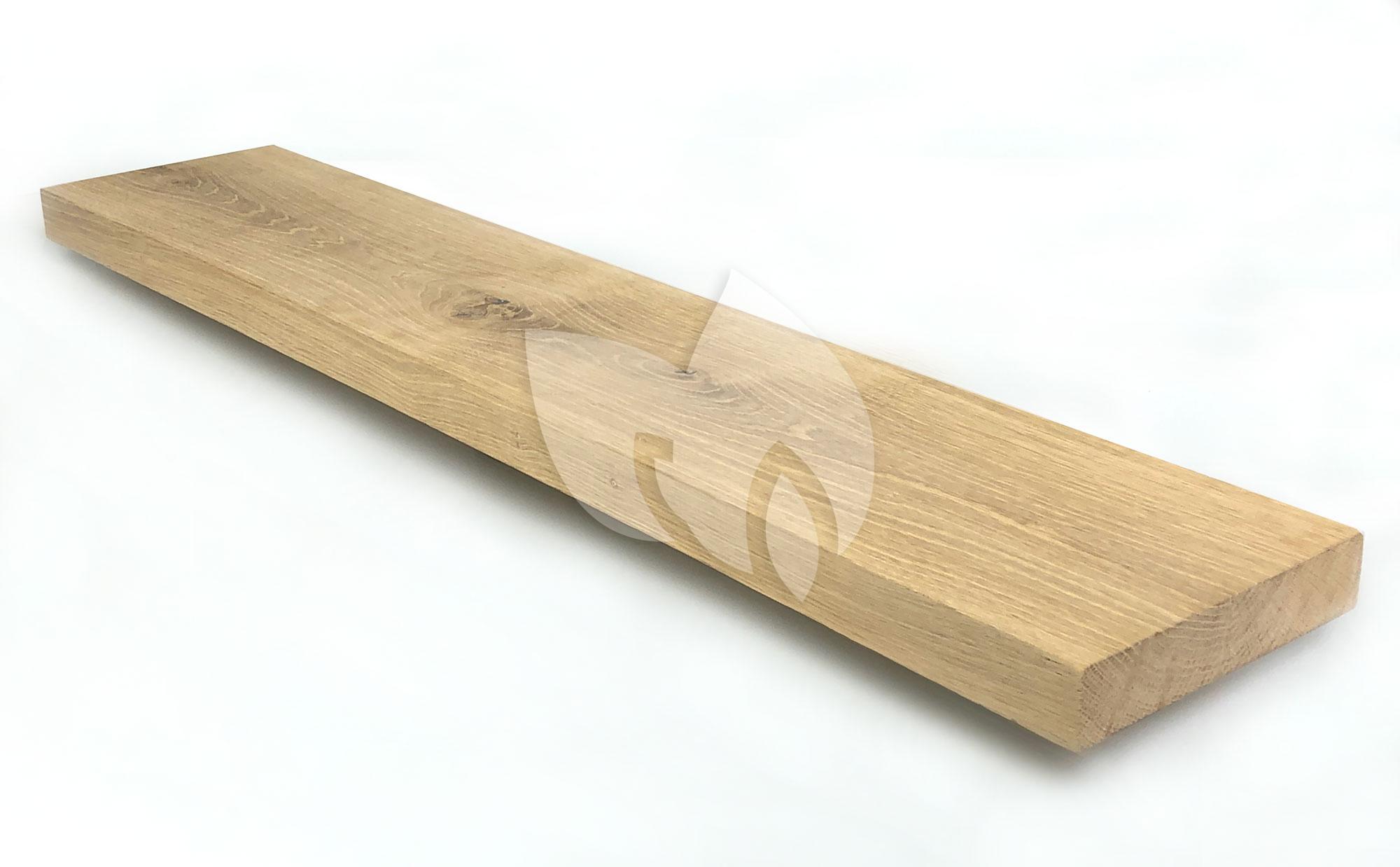 Larry Belmont Op tijd geweer Wood Brothers Eiken plank massief recht 120 x 30 cm | Tuinexpress.nl