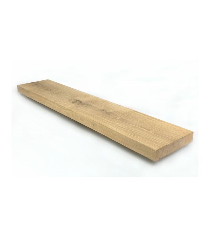 Eiken plank massief recht 60 x 30 cm