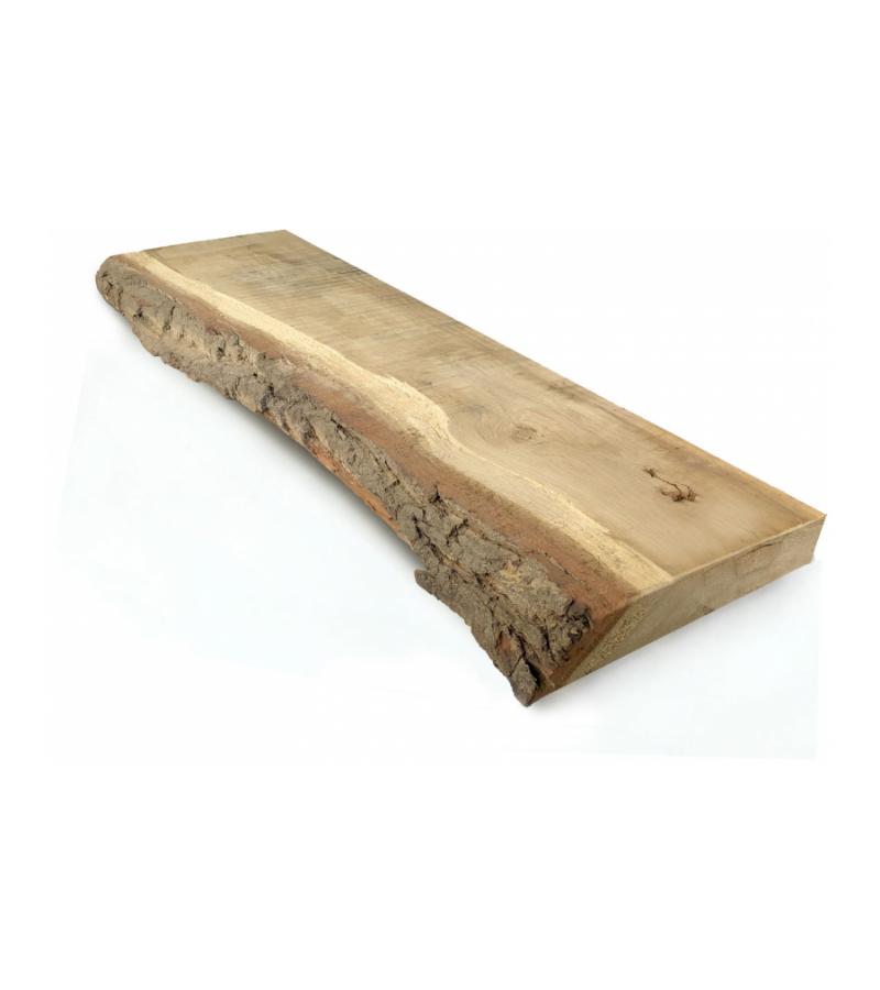 Eiken plank robuust boomstam 100 x 25 cm