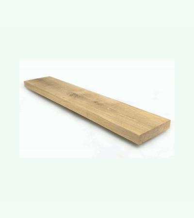 Eiken plank massief recht 80 x 25 cm