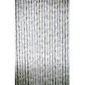 Kattenstaart gordijn grijs-wit 60x185cm