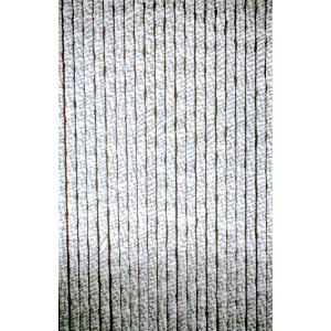 Kattenstaart gordijn grijs-wit 90x200cm