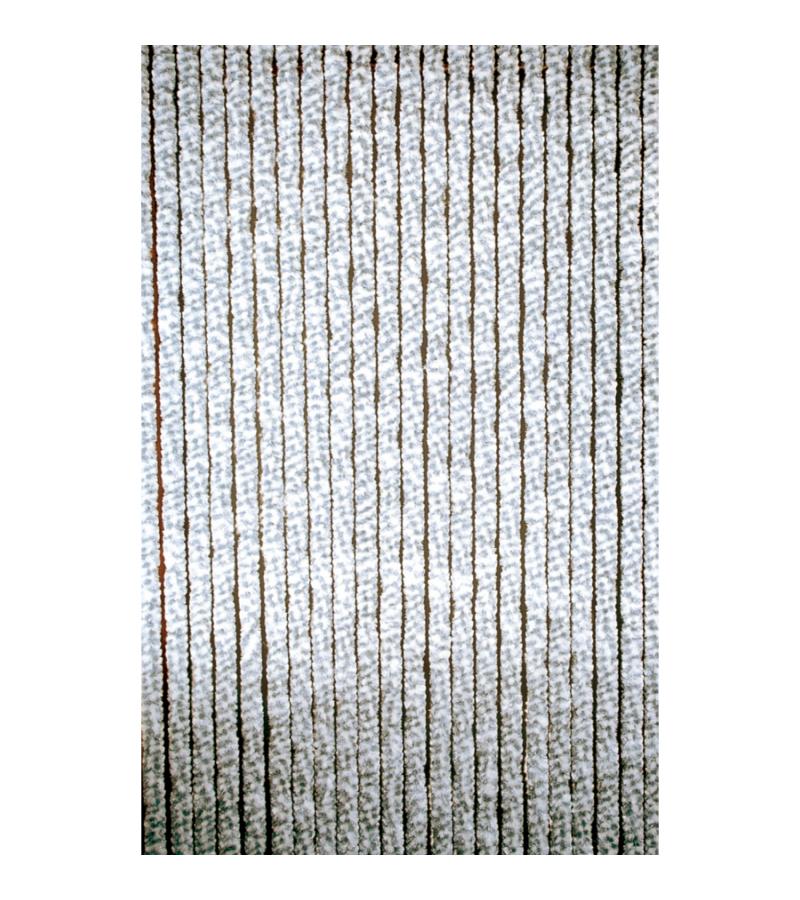 Kattenstaart gordijn grijs-wit 60x185cm