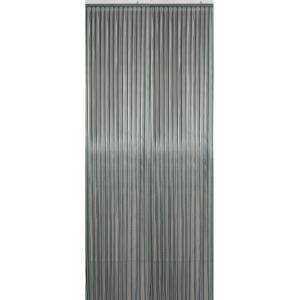 Vliegengordijn PVC grijs stroken 90x220cm