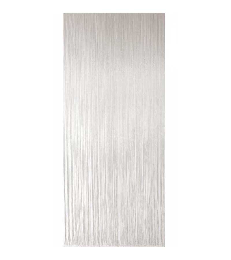 Vliegengordijn PVC spaghetti wit 100x230cm