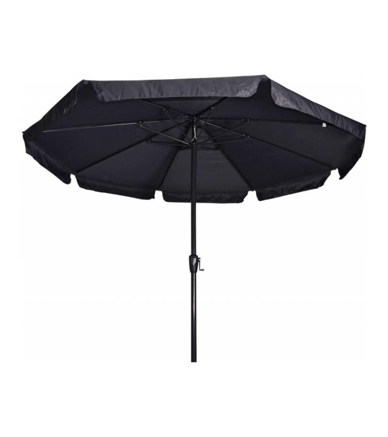 Stokparasol Libra 350 cm grijs