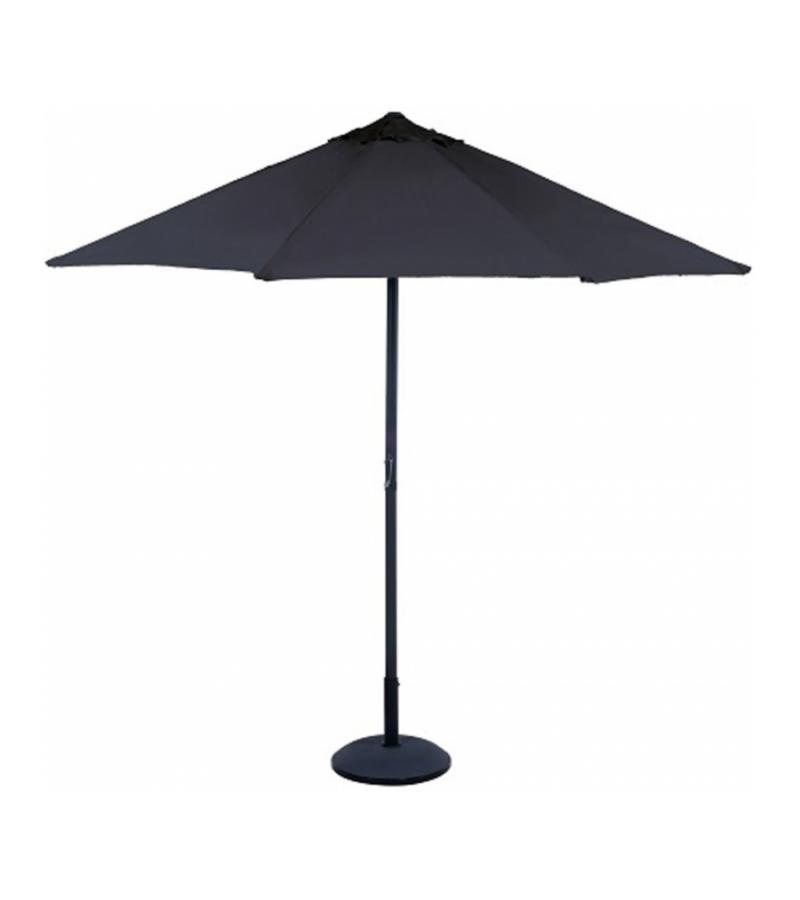 Stokparasol Gemini 300 cm grijs