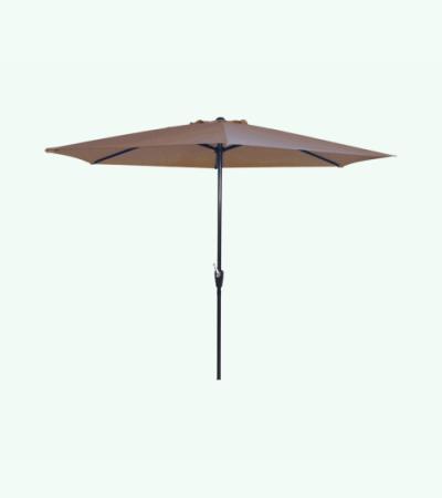 Stokparasol Gemini 300 cm taupe