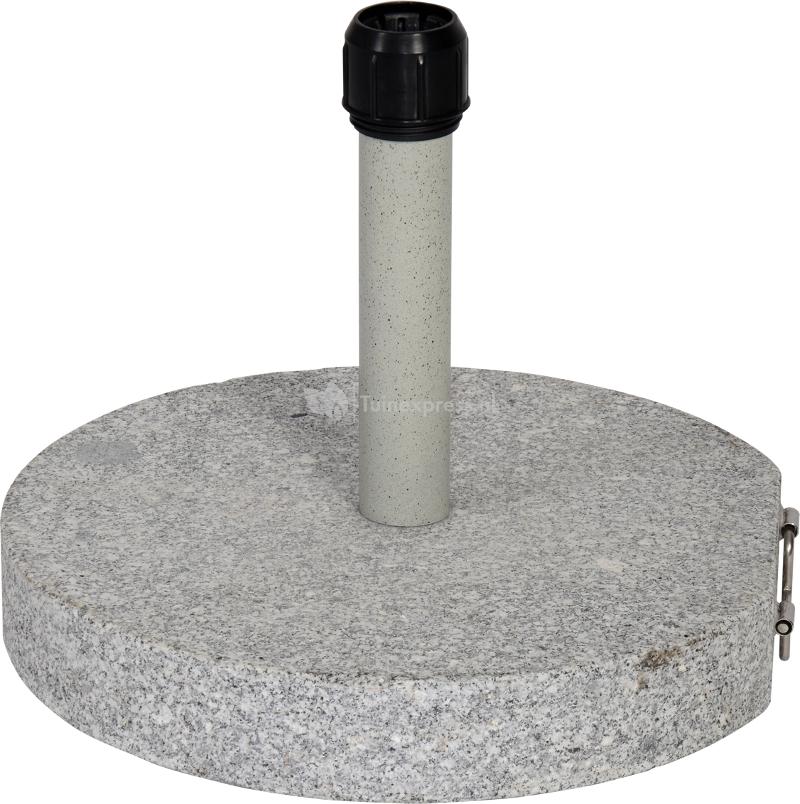 etiquette Verbetering doel Express Parasolvoet graniet rond grijs 30 kg | Tuinexpress.nl