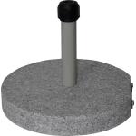 Parasolvoet graniet rond grijs 40 kg