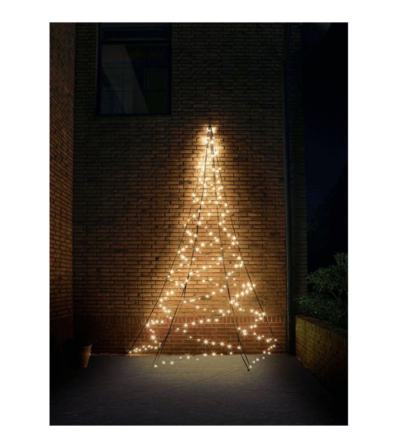 Fairybell muur kerstboom halfrond 400 cm 240 led warmwit