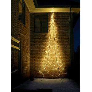 Dagaanbieding - Fairybell muur kerstboom halfrond 600 cm 450 led warmwit dagelijkse koopjes