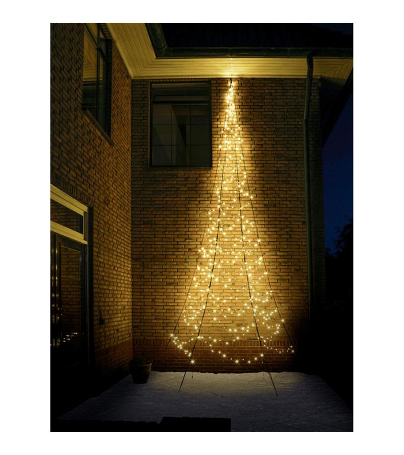 Fairybell muur kerstboom halfrond 600 cm 450 led warmwit