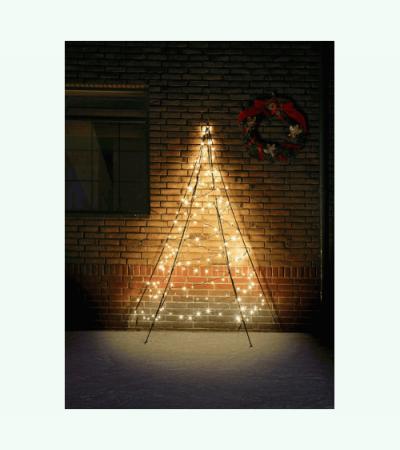 Fairybell muurkerstboom halfrond 200 cm 180 led warmwit