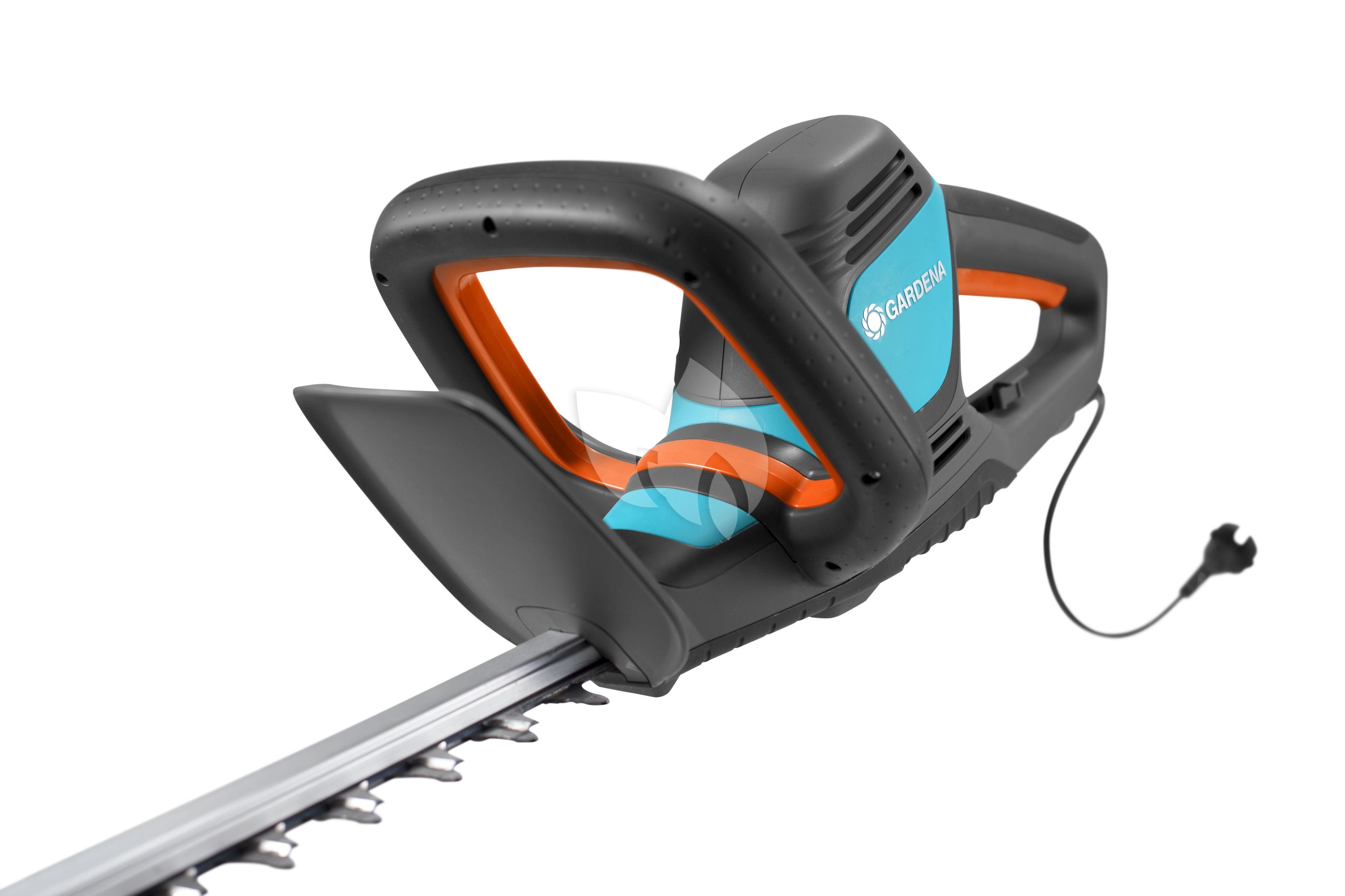 GARDENA elektrische heggenschaar ComfortCut 600/55: heggenschaar met vermogen van 600 W, meslengte 55 cm, mesopening 27 mm, ergonomische handgreep en stootbescherming (9834-20