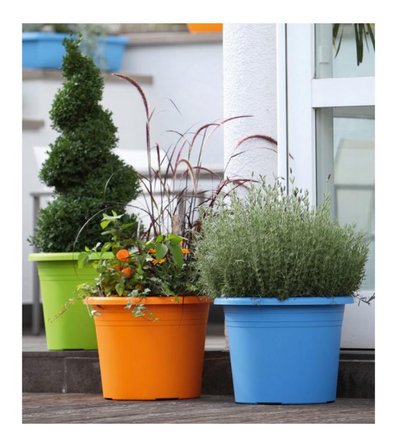 Bloempot Cylindro blauw