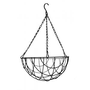 Hanging basket zwart gecoat - Hanging basket Ø 40 cm