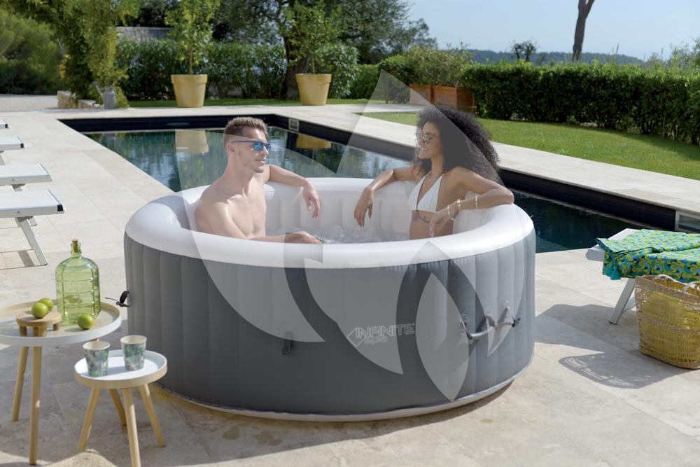 Tuin glamour: luxueuze opblaasbare jacuzzi Infinite® Spa - tuinmeubelen Tuin glamour: luxueuze opblaasbare jacuzzi Infinite® Spa - tuinmeubelen