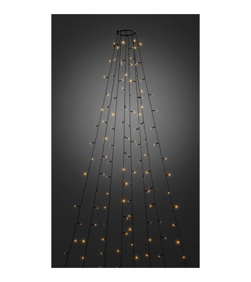 Kerstboomverlichting 8 strengen 400cm
