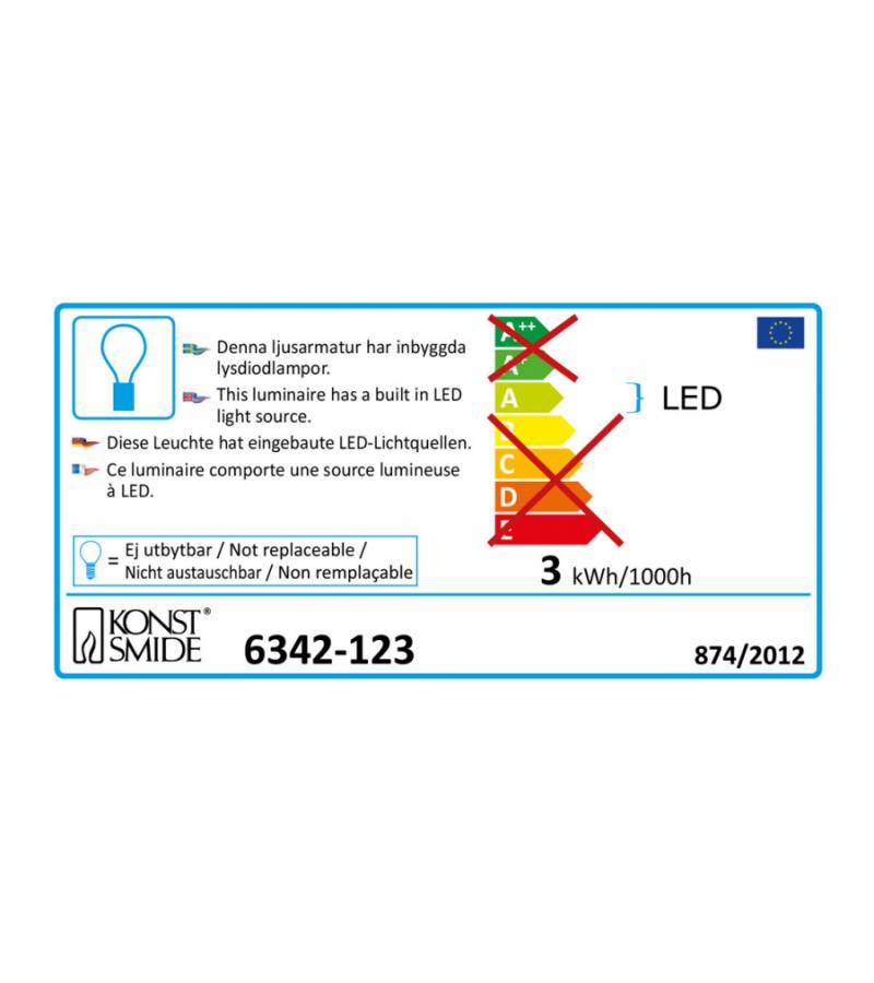 Micro LED lichtsnoer transparant met 35 warm witte lampen