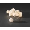 LED cotton balls lichtsnoer wit 3.5cm