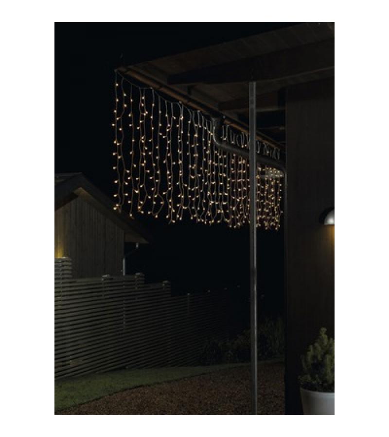 LED lichtgordijn warmwit cherry met 400 lampen