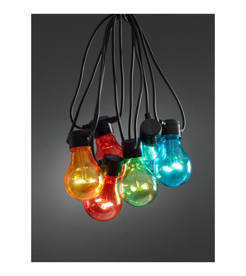 LED feestverlichting koppelbaar basisset multicolor