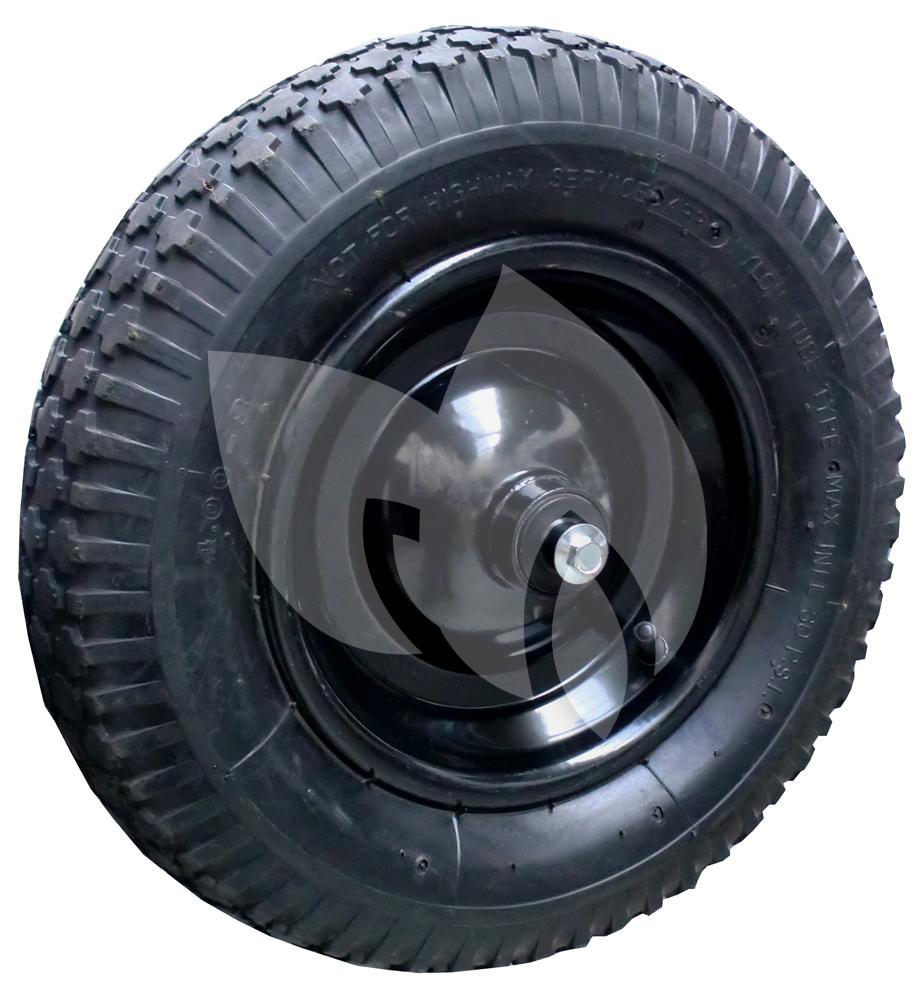 Skelterwielen set 4 stuks ronde assen 20 mm 4.80/4.00-8 | | Banden en meer