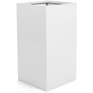 Afbeelding Argento plantenbak High Cube L glanzend wit door Tuinexpress.nl