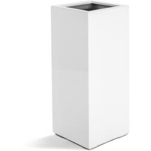 Afbeelding Argento plantenbak High Cube M glanzend wit door Tuinexpress.nl