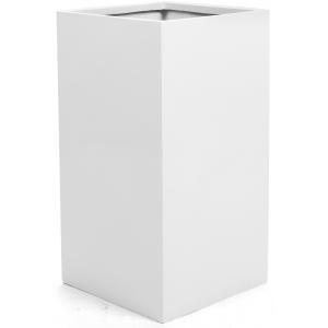 Afbeelding Argento plantenbak High Cube S glanzend wit door Tuinexpress.nl