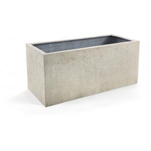 Afbeelding Grigio plantenbak Box L antiek wit betonlook door Tuinexpress.nl