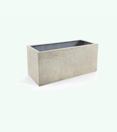 Grigio plantenbak Box L antiek wit betonlook